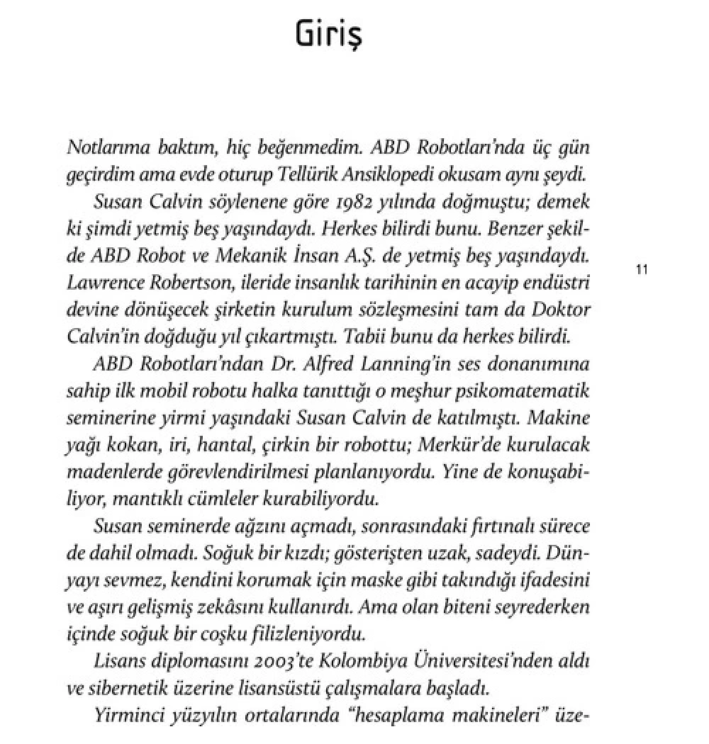 Ben Robot Isaac Asımov İthaki