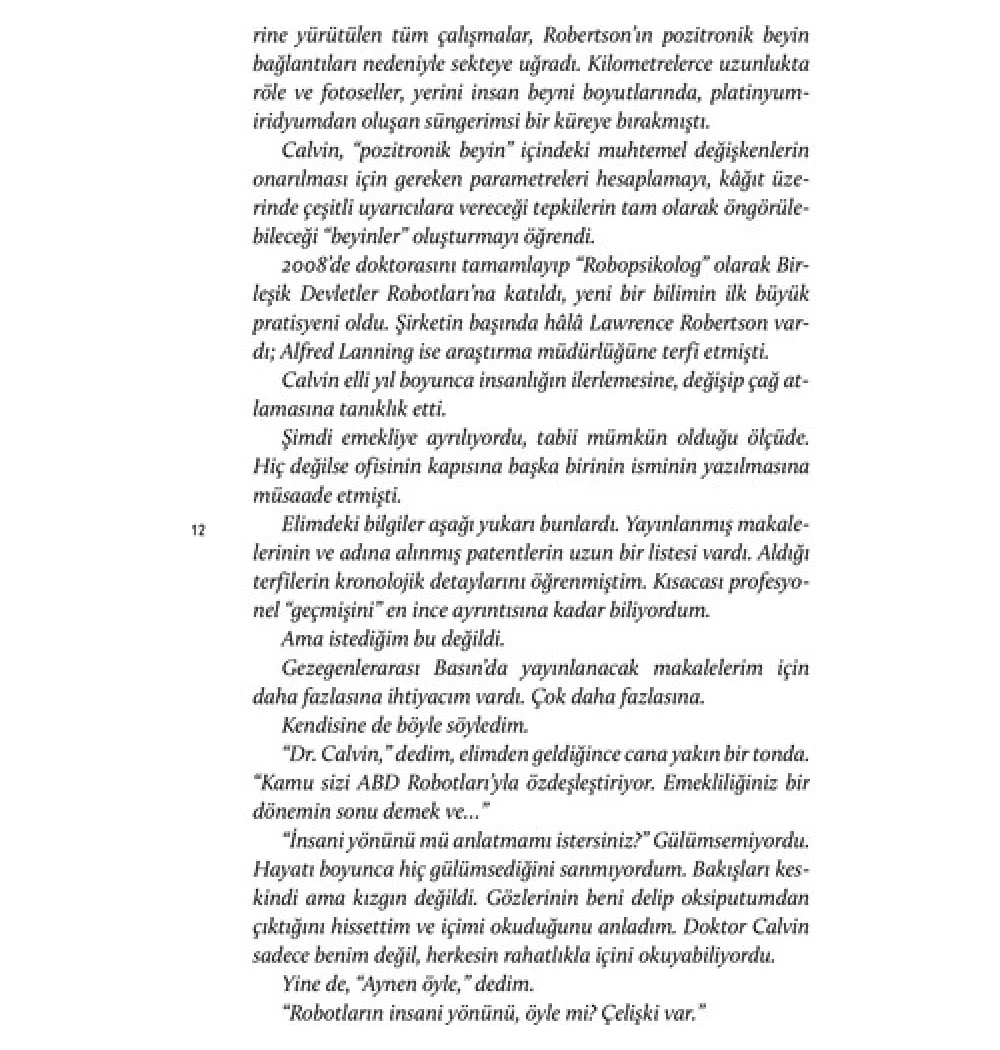 Ben Robot Isaac Asımov İthaki