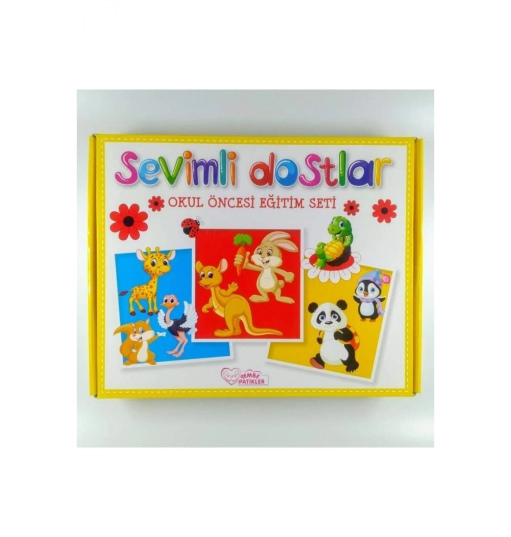 Sevimli Dostlar Okul Öncesi Eğitim Seti Pembe Patikler    Gendaş