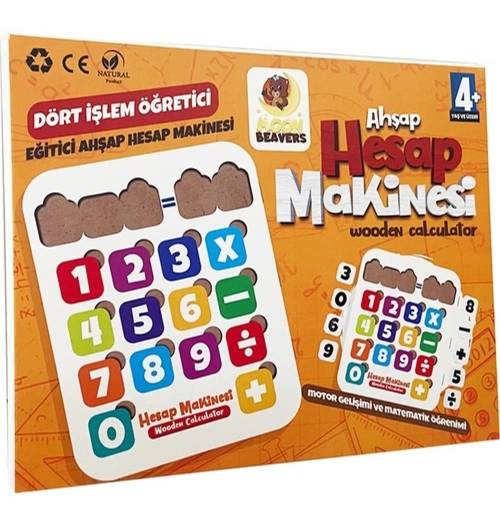 Hesap Makinesi Eğitici Öğretici Geliştirici 4+ Yaş Ve Üzeri Moonbeavers