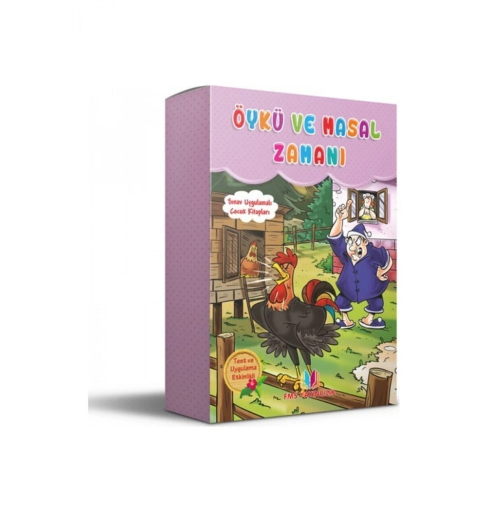 Öykü Ve Masal Zamanı 8 Kitap Test Uygulama Etkinlikli   Fms Yayıncılık