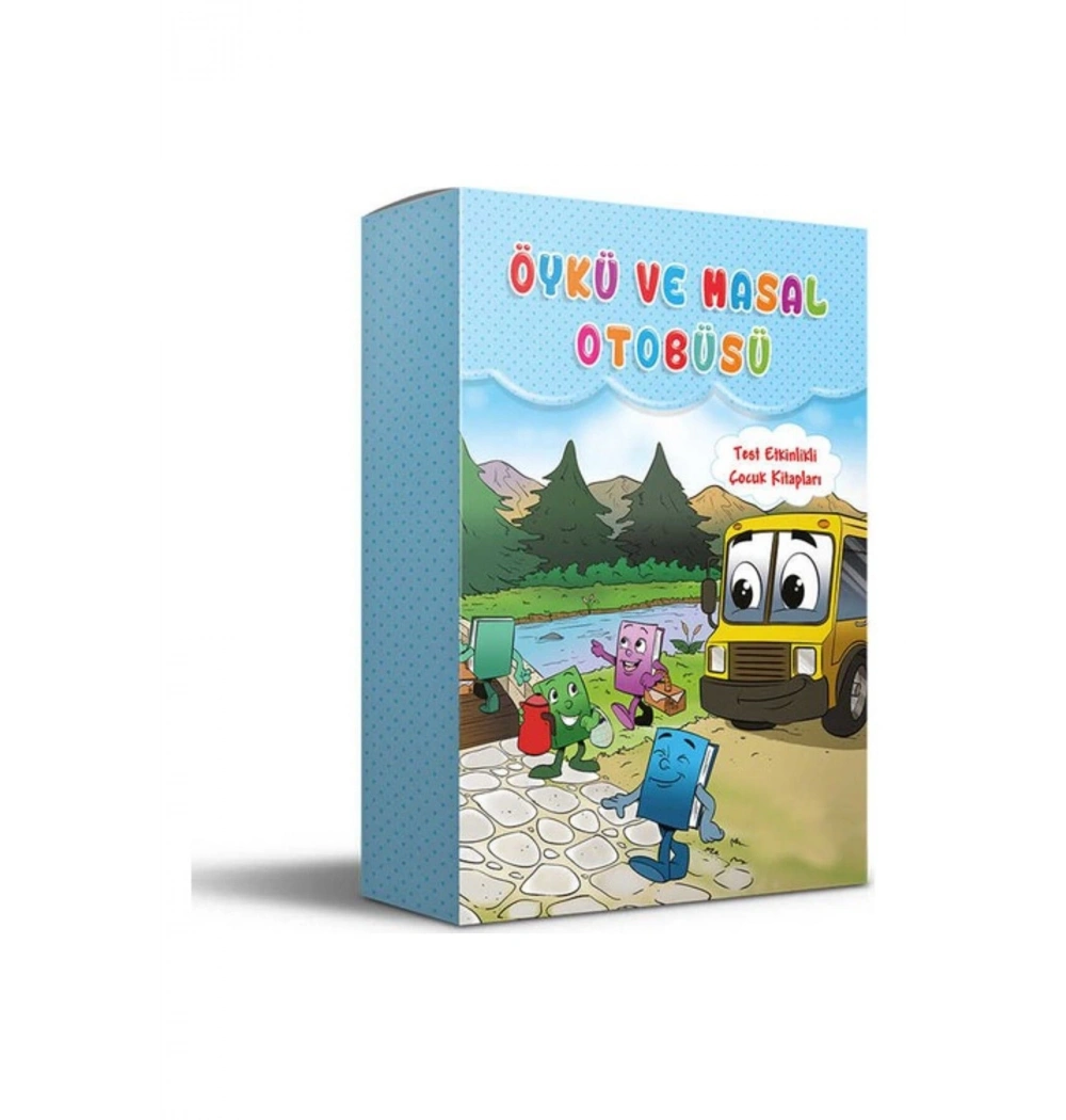 Öykü Ve Masal Otobüsü 8  Kitap Test Uygulama Etkinlikli Set   Bizim Kupa