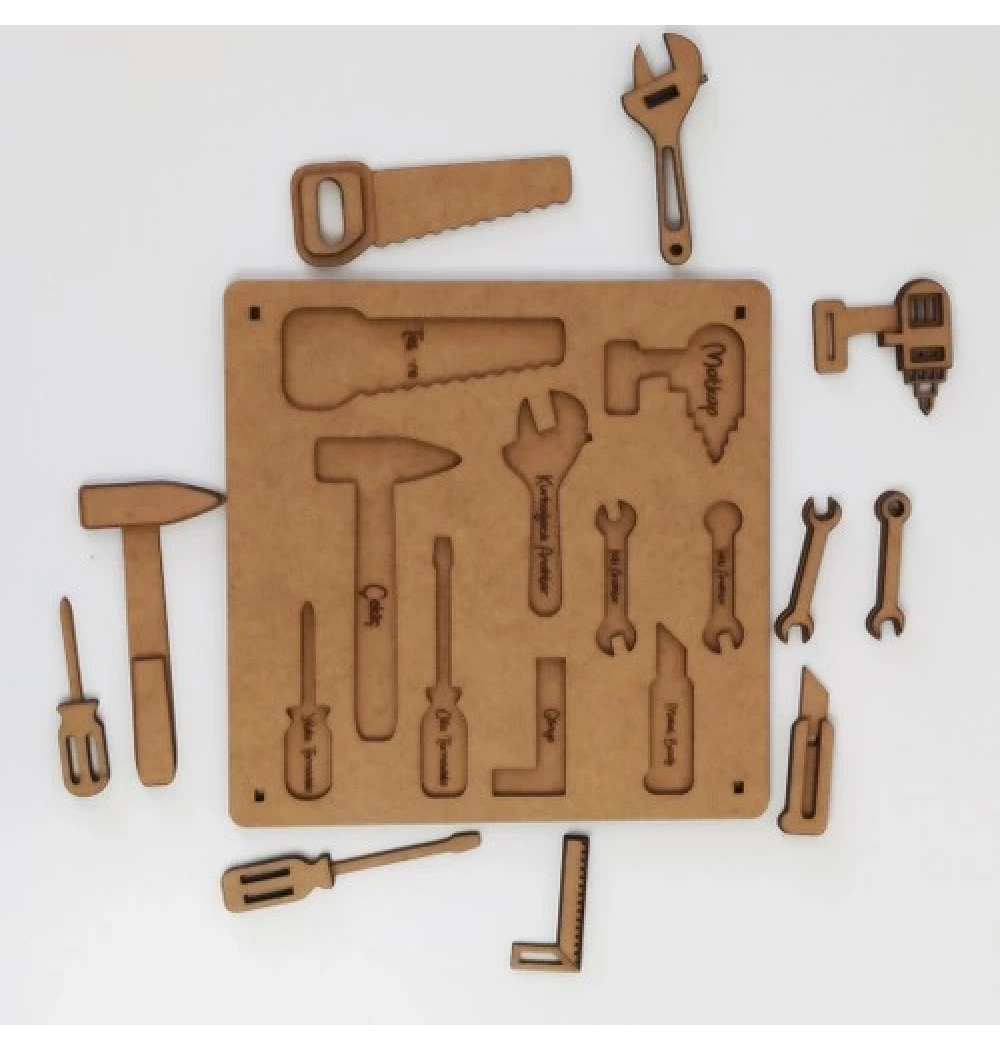 Tamir Set Eğitici Öğretici Geliştirici Boyanabilir 2+ Yaş Ve Üzeri Moonbeavers