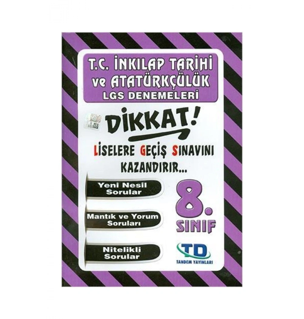 *Kampanya* 8.Sınıf  İnkılap Tarihi  Lgs  Denemeleri   Tandem
