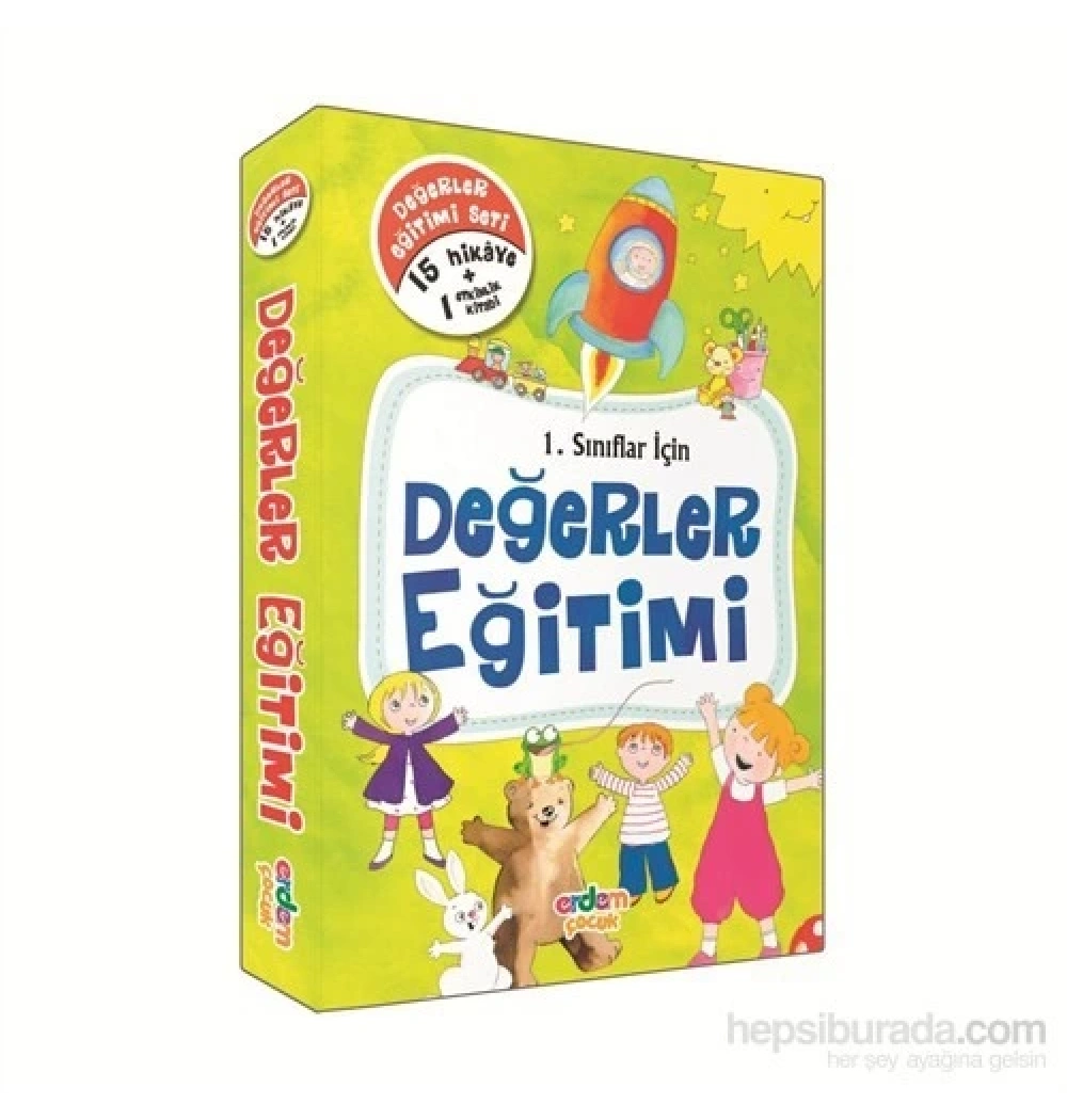 1.Sınıflar İçin Değerler Eğitim Seti  Erdem Yayınları