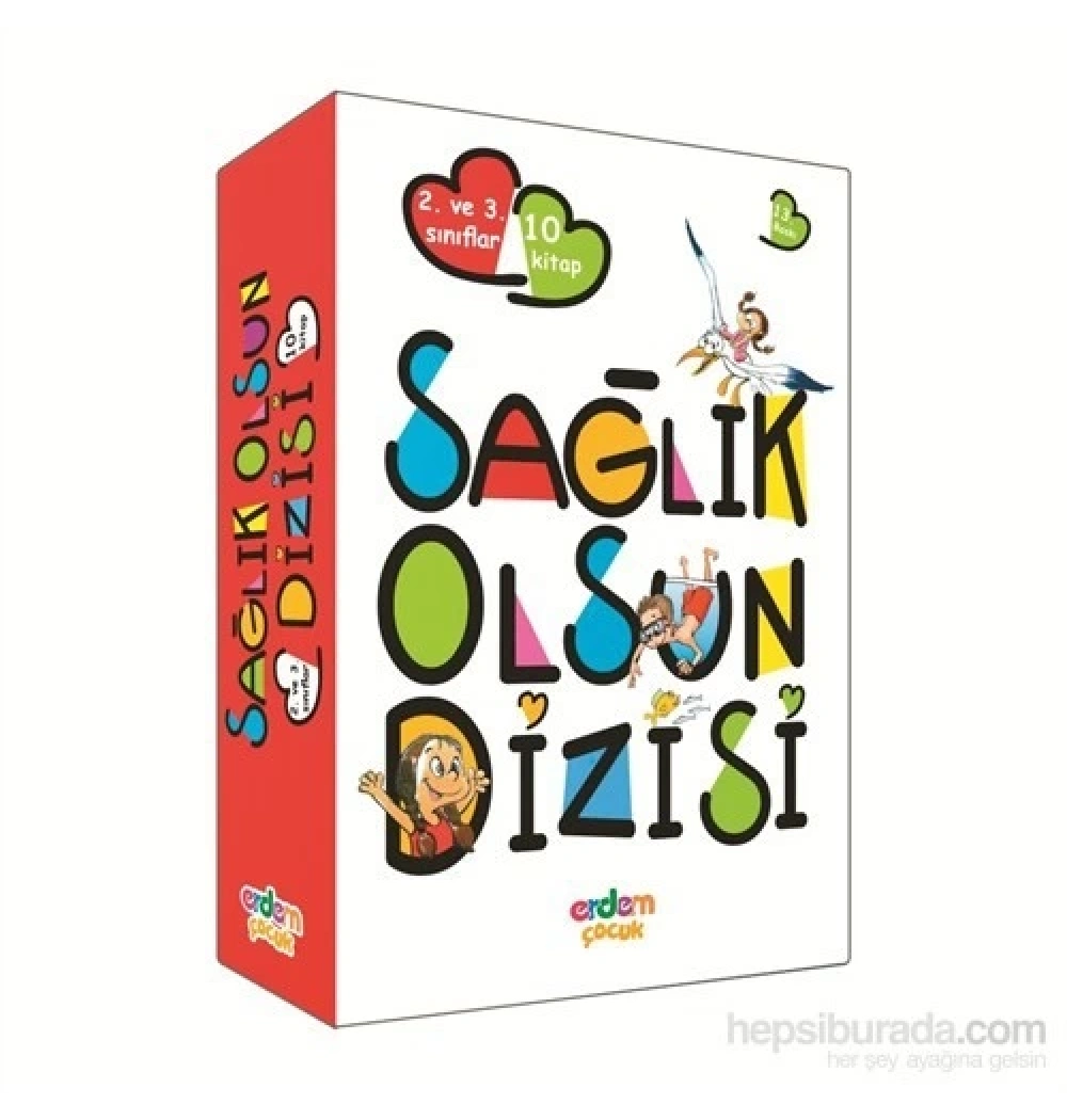 Sağlık Olsun Dizisi 2-3.Sınıf 10 Kitap Erdem Yayınları