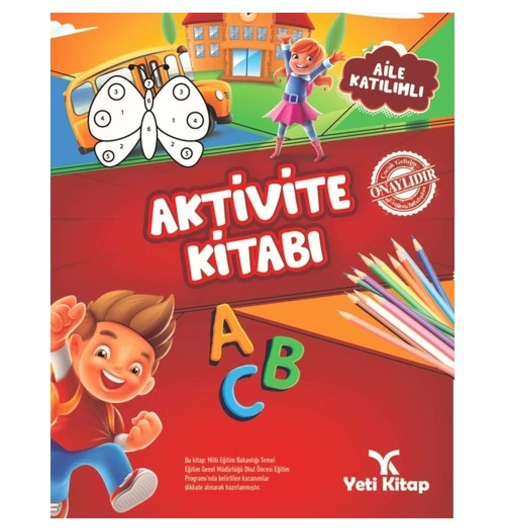 3-4 Yaş Aktivite Kitabı  Yeti Kitap