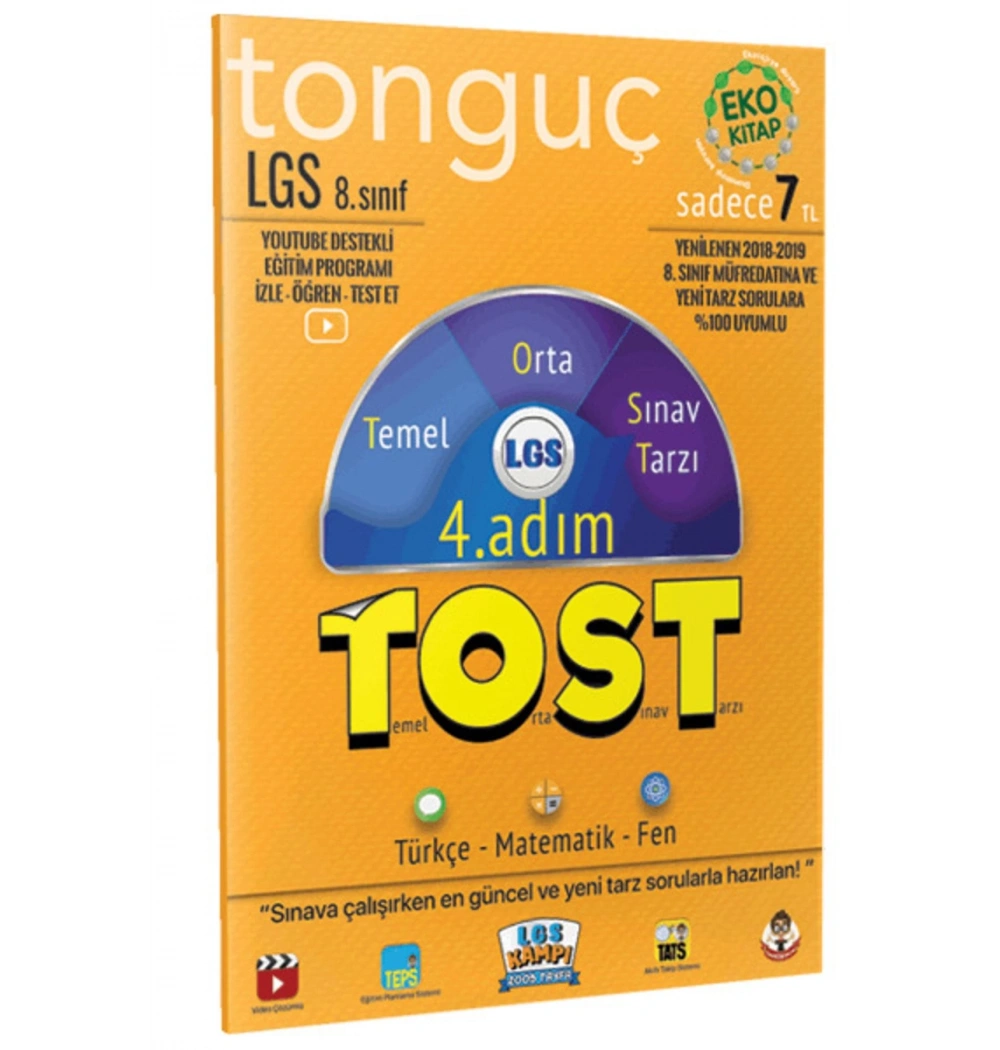 Tonguç 8.Sınıf Lgs Tost 4.Adım