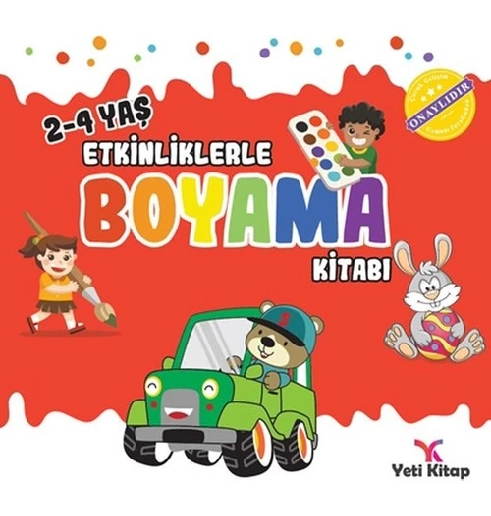 Etkinliklerle Boyama 2-4 Yaş  Yeti Kitap