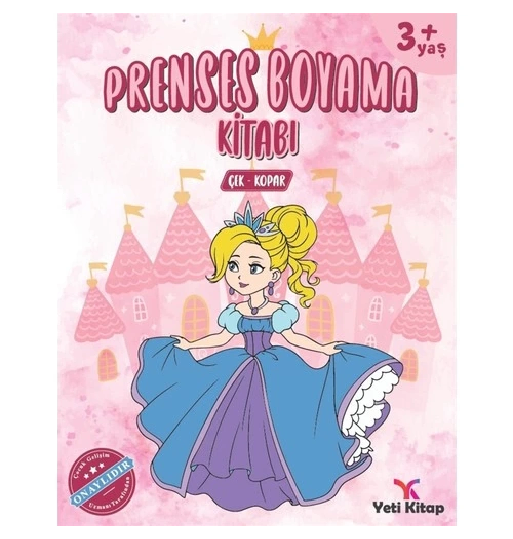 Prenses Boyama Kitabı 3+Yaş  Yeti Kitap