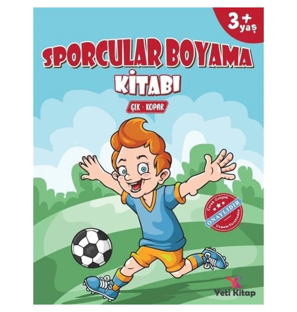 Sporcular Boyama Kitabı 3+Yaş  Yeti Kitap