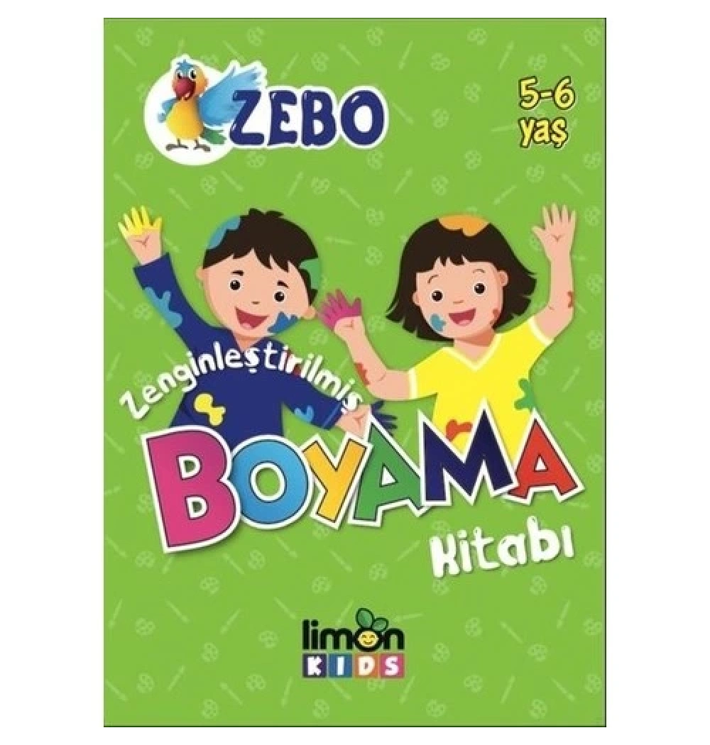 Zebo Zenginleştirilmiş Boyama Kitabı Limon Kids