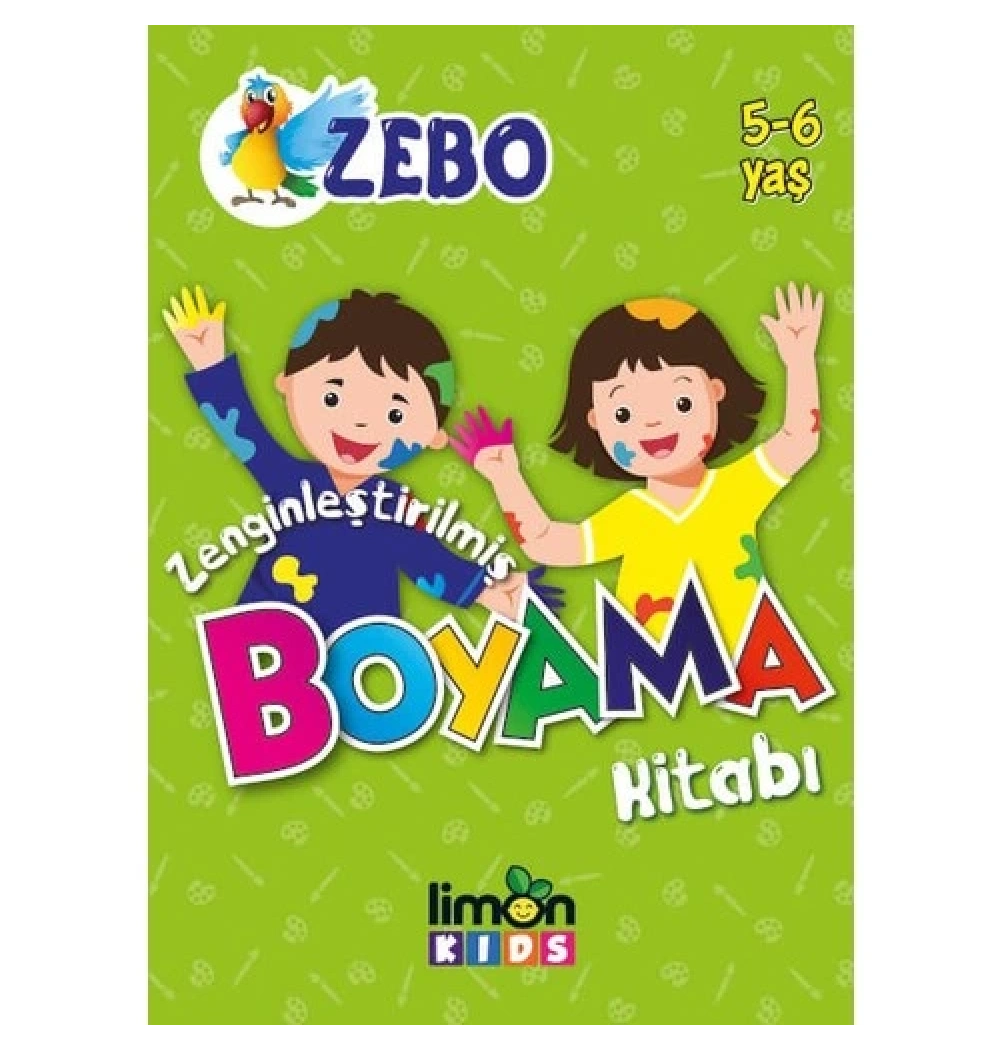 Zebo Zenginleştirilmiş Boyama Kitabı Limon Kids