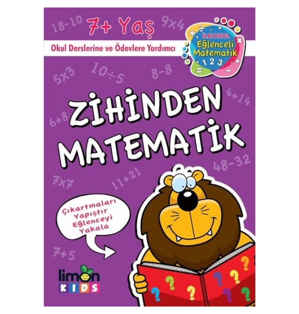 Zihinden Matematik 7+Yaş  Limon Kids
