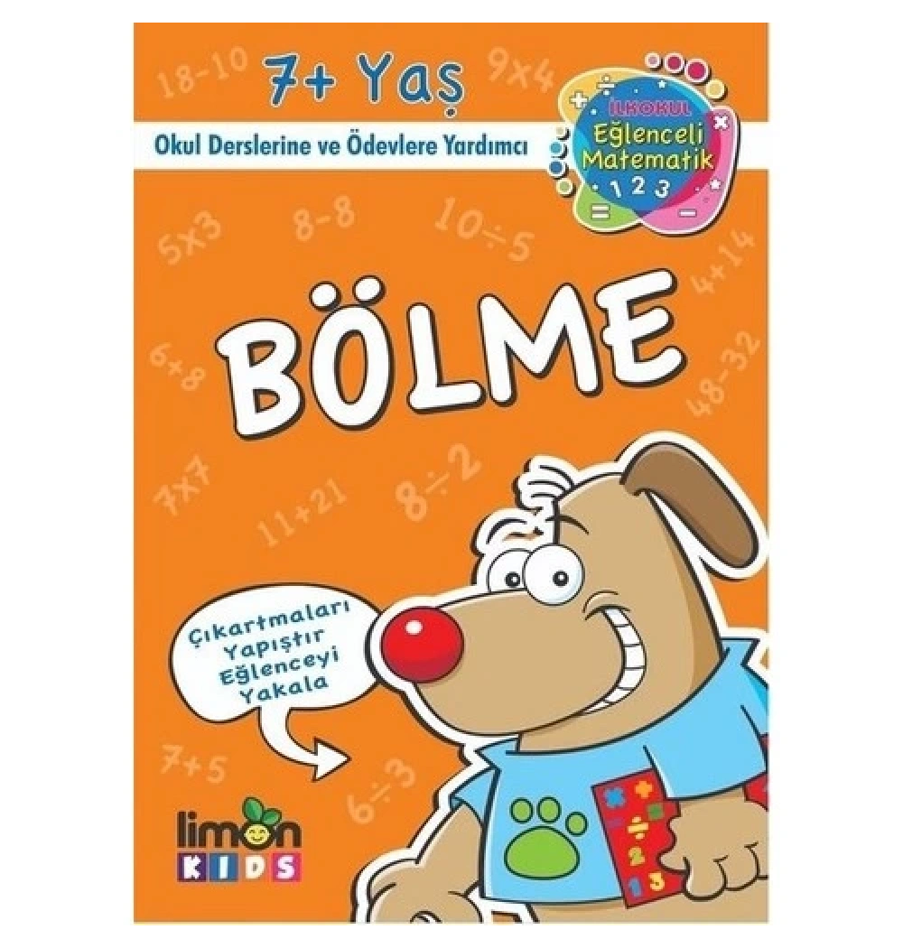 Okul Derslerine  Ve Ödevlere Yardımcı  Bölme 7 +Yaş Çıkrtma Hediyeli  Limon Kids