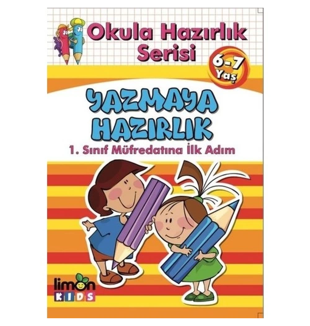 Yazmaya Hazırlık 1.Sınıf Müfredatına Hazırlık Limon Kids