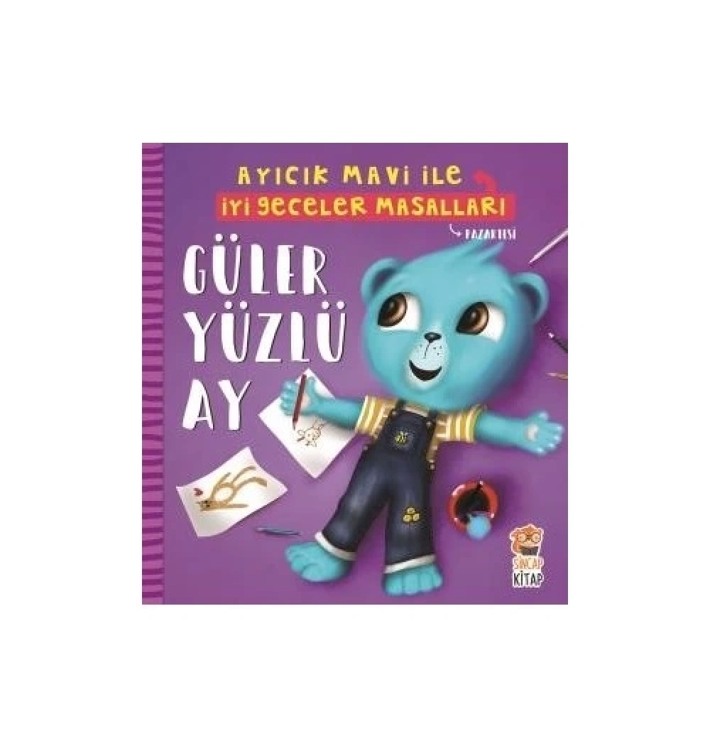 Güler Yüzlü Ay Ayıcık Mavi İle İyi Geceler Masalları Sincap Kitap