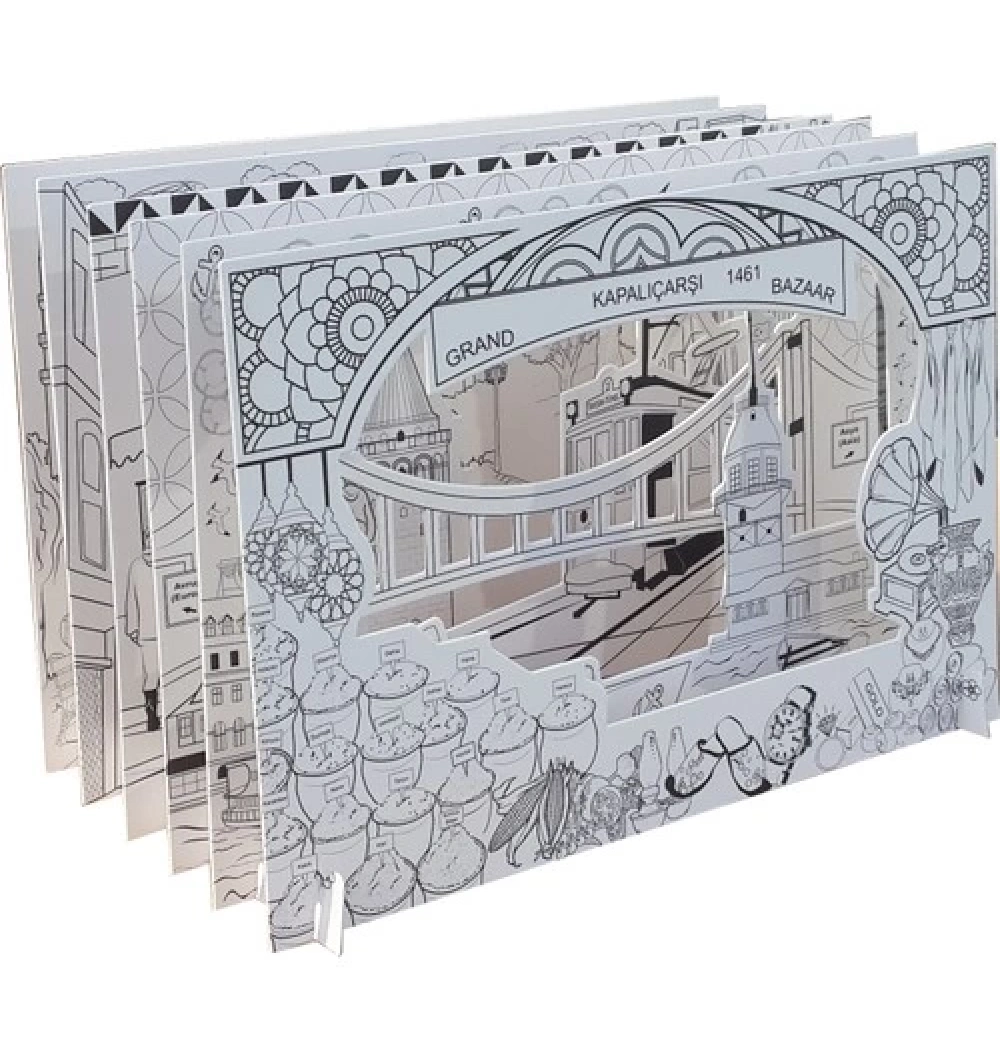 Esseniro Sahneni Hazırla Renklendir Beni İstanbul