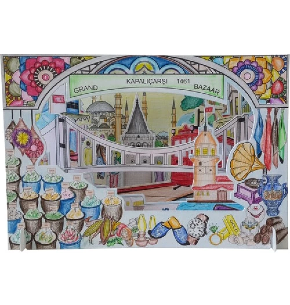 Esseniro Sahneni Hazırla Renklendir Beni İstanbul