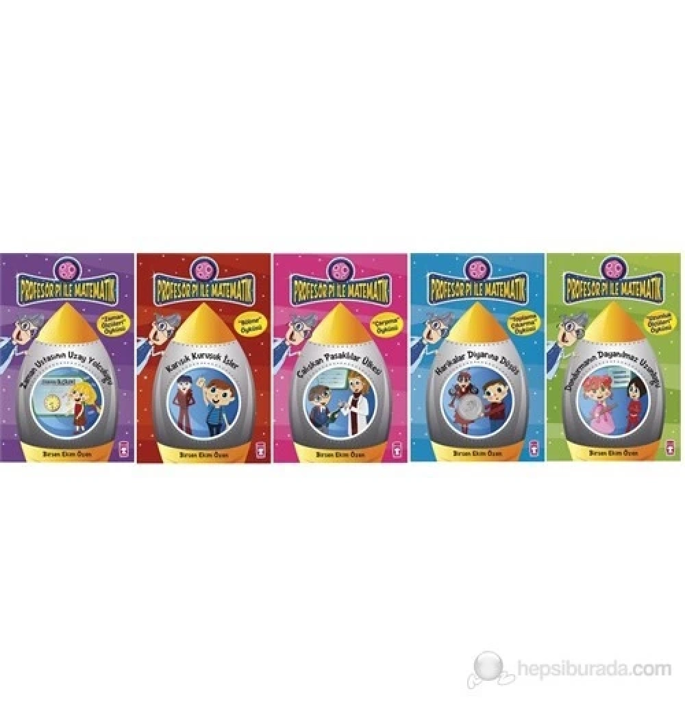 Profesör Pi İle Matematik 1 - 5 Kitap Timaş
