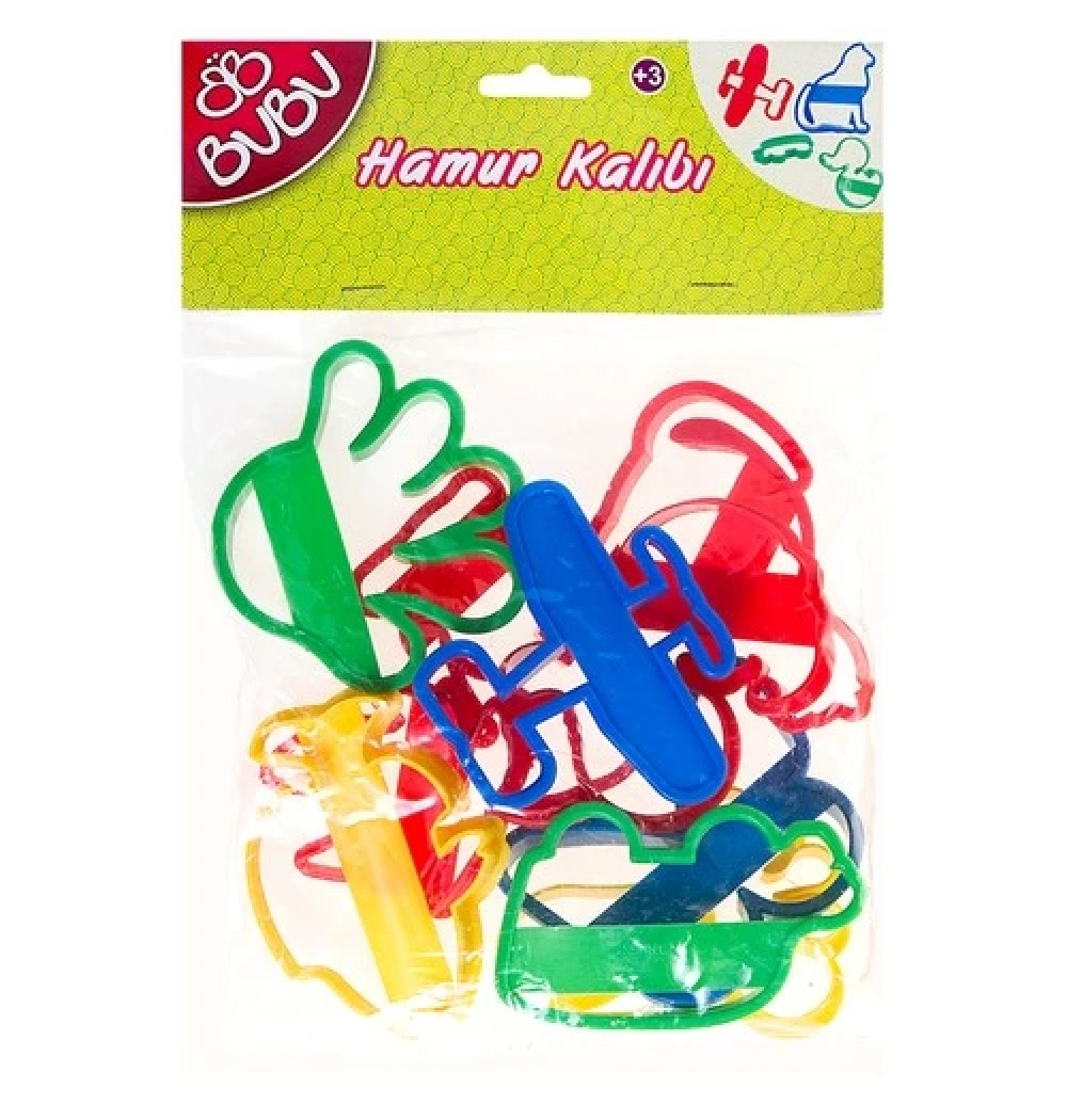 Bu-Bu Oyun Hamuru Kalıbı 10 Parça Kod:Bubu00001