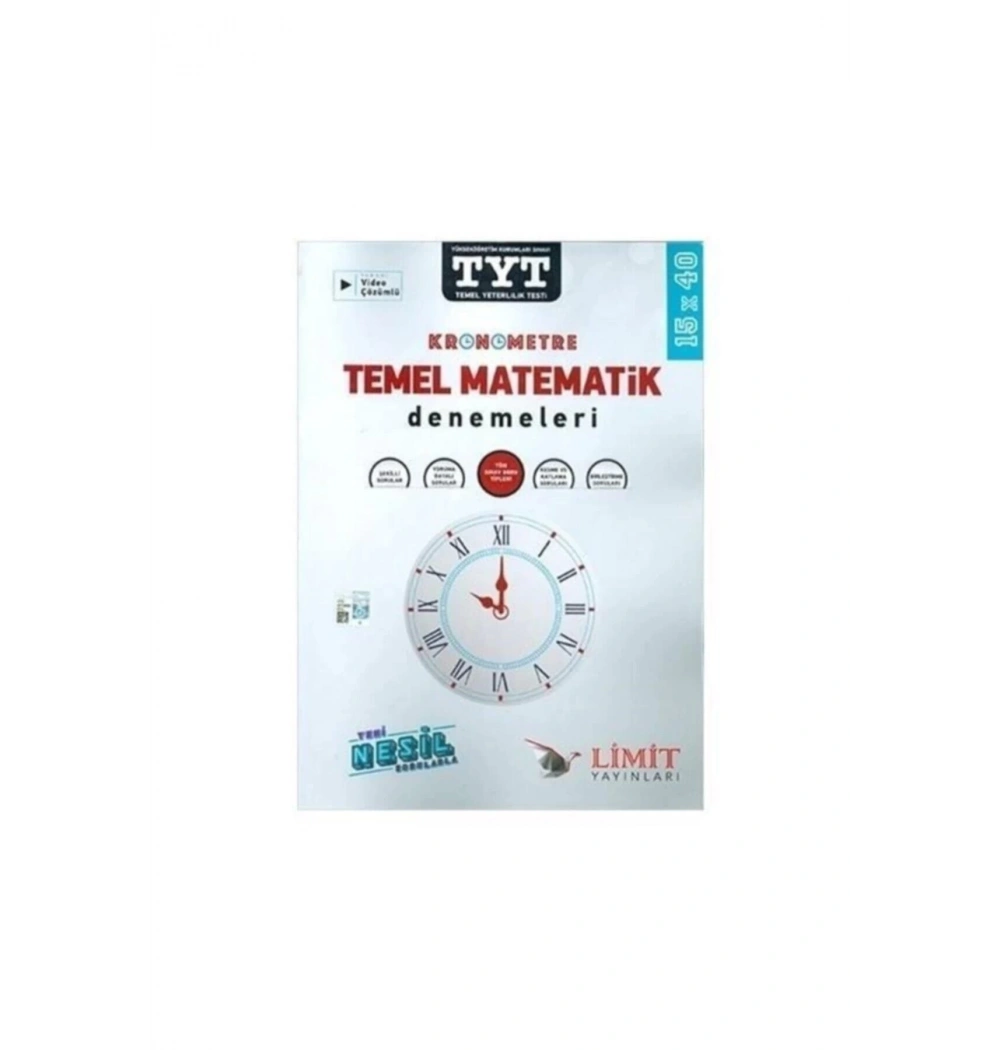 Limit Tyt Kronometre Temel Matematik Denemeleri