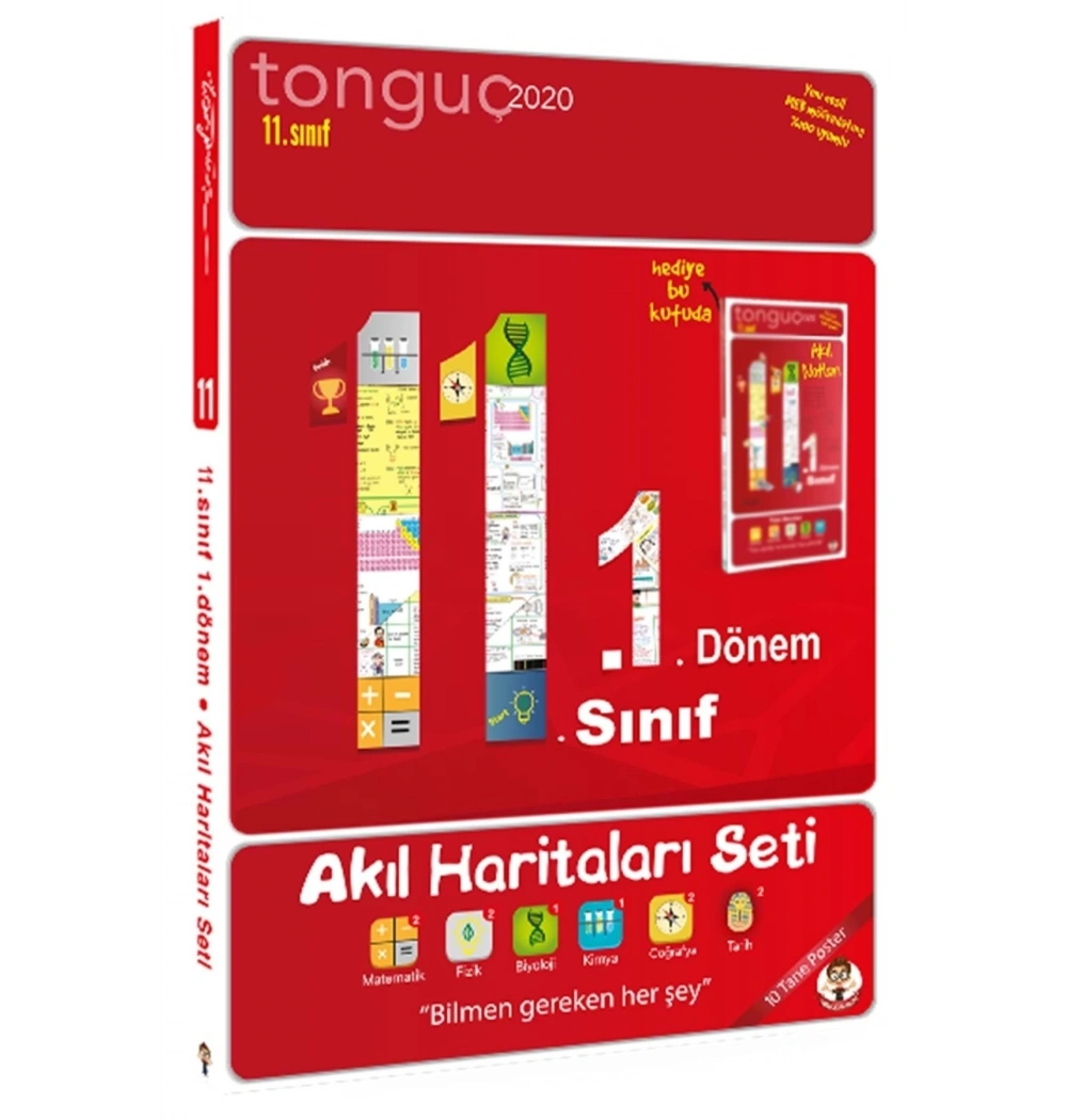 Tonguç 11.Sınıf 1.Dönem Akıl Haritaları Seti 2020