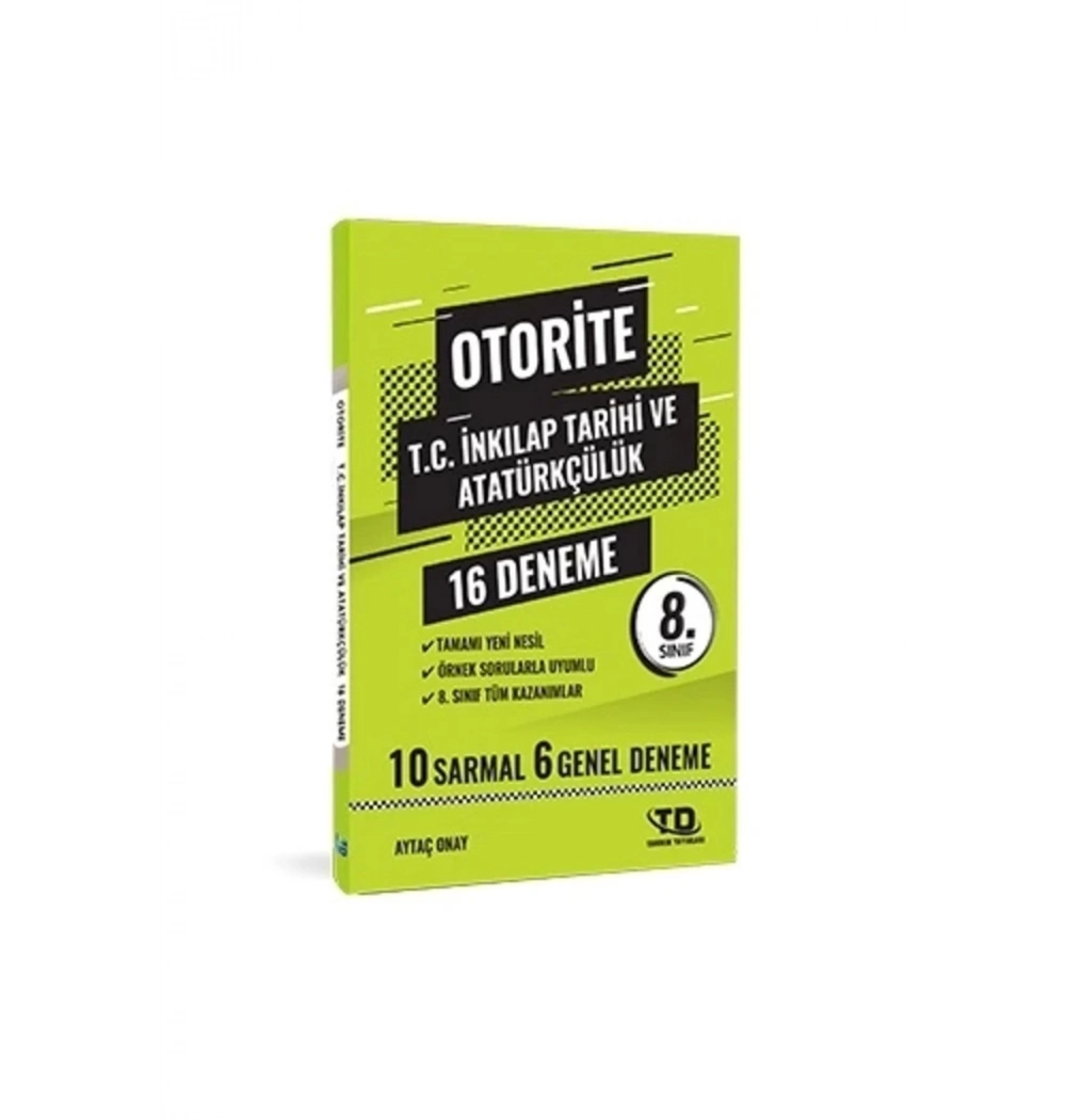 Tandem 8.Sınıf İnkılap Tarihi 16 Deneme Otorite