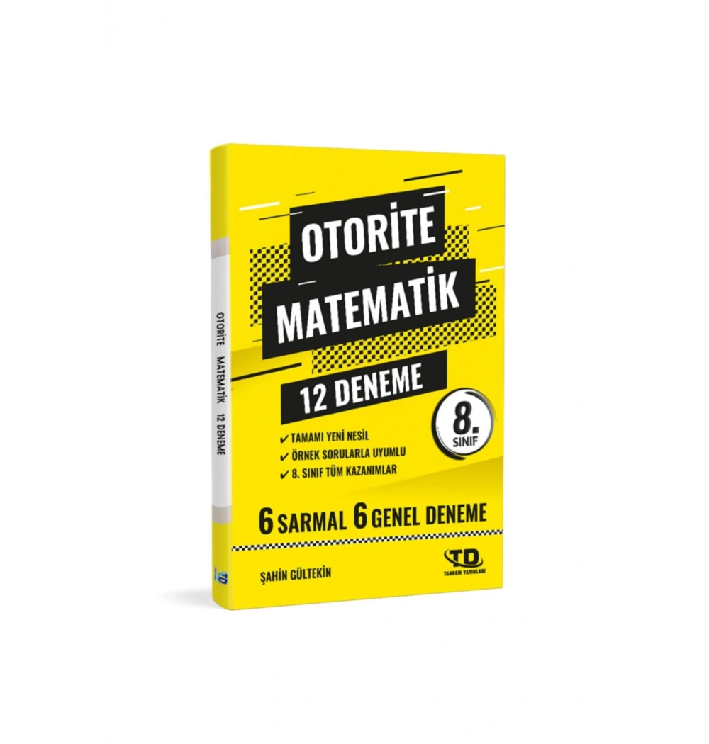 Tandem 8.Sınıf Otorite Matematik 12 Deneme