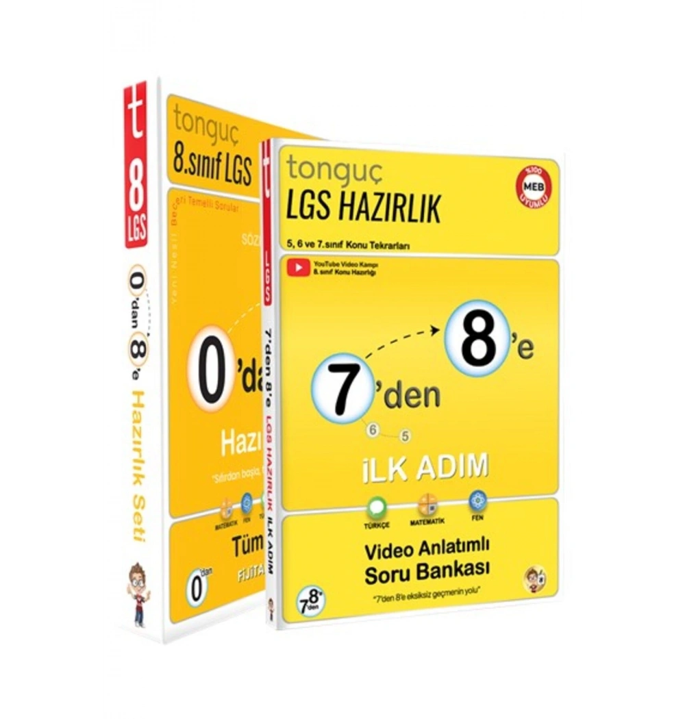 Tonguç 7 Den 8 E Hazırlık Seti