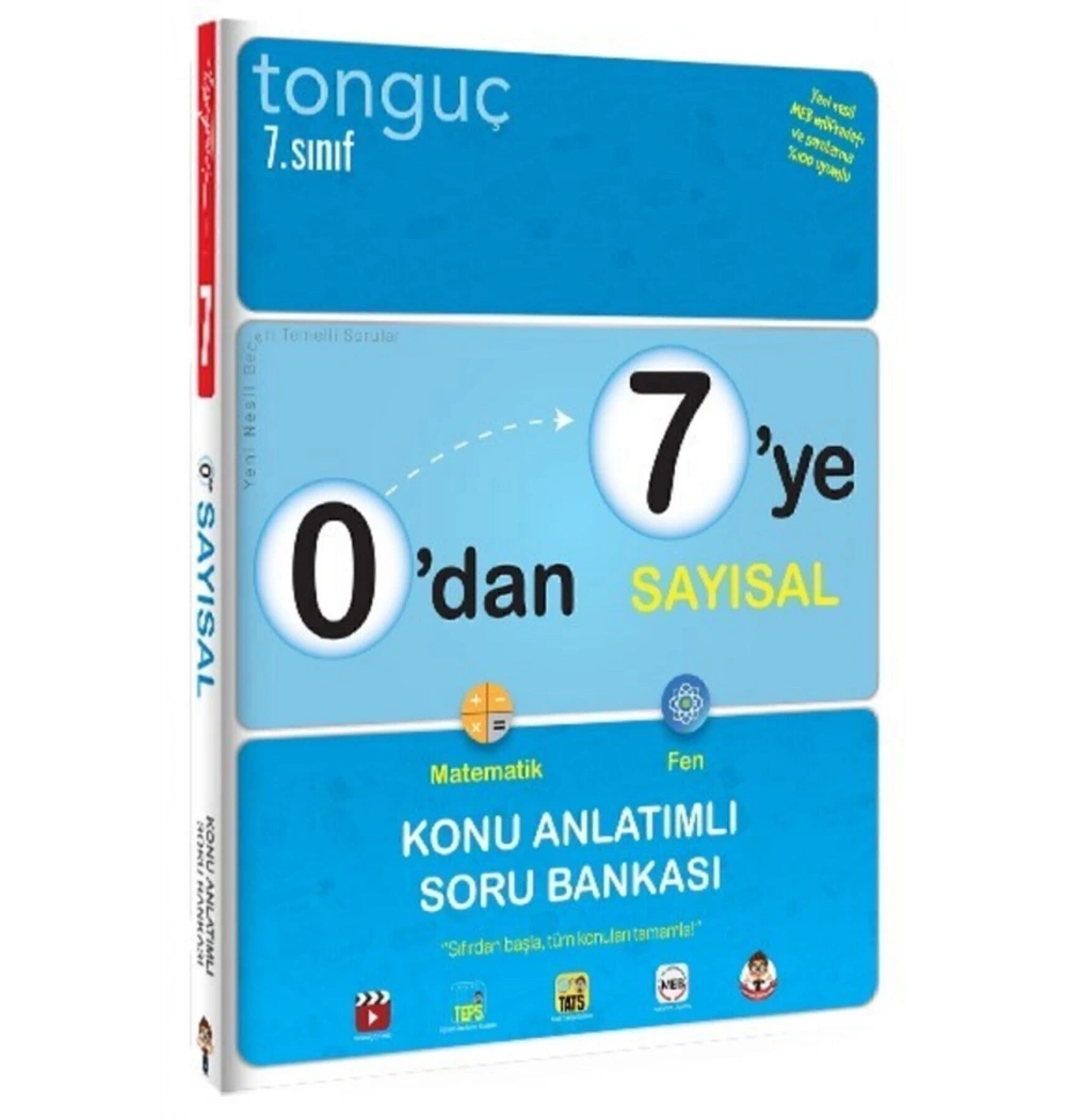 Tonguç 0 Dan 7 Ye Sayısal Konu Anlatım Soru Bankası