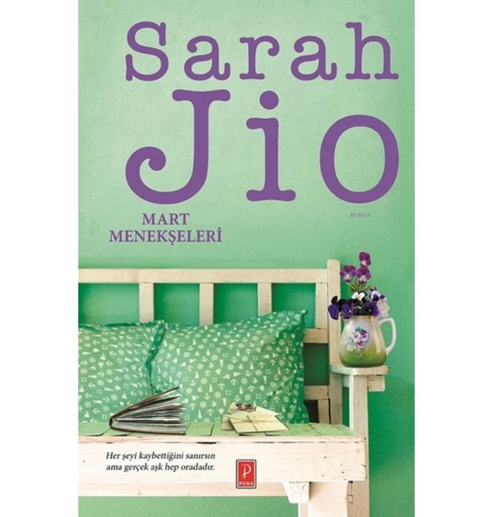 Mart Menekşeleri Sarah Jio Karton Kapak Pena