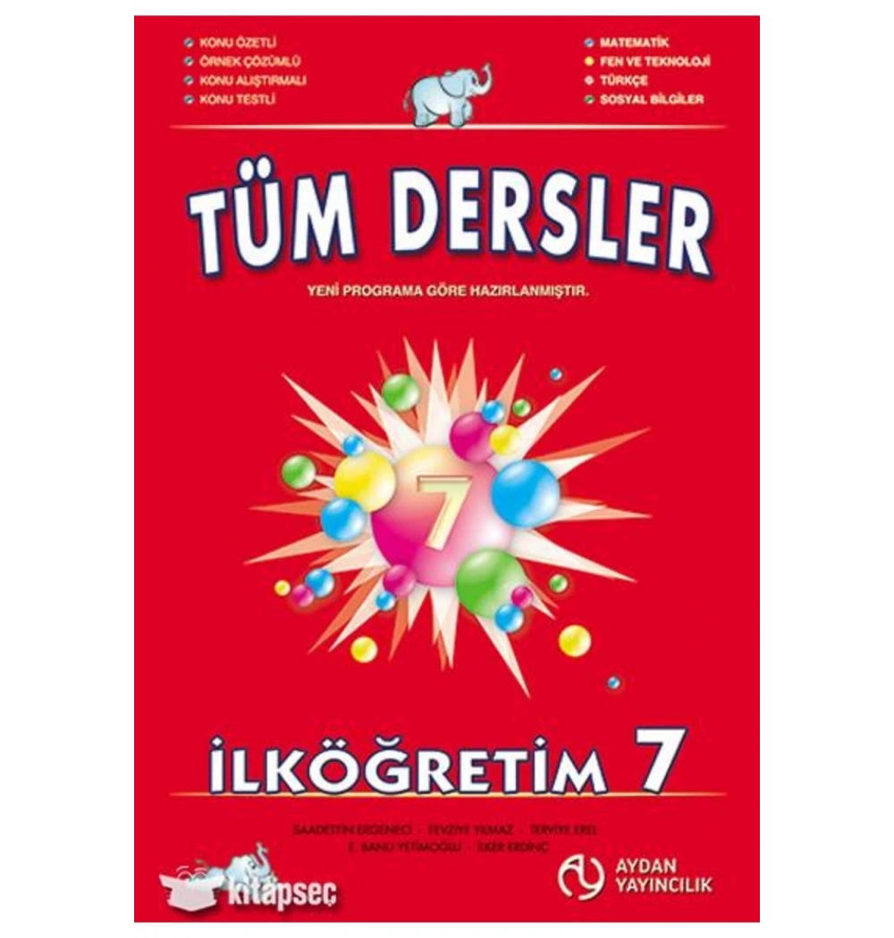 Aydan 7.Sınıf İlköğretim Tüm Dersler Konu Anlatım
