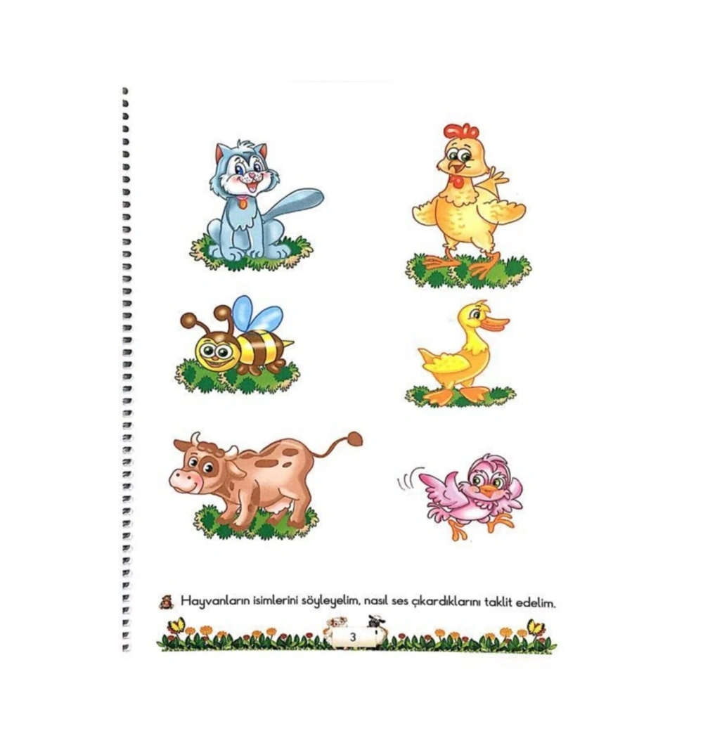 İlk Kitaplarım 2+Yaş Dil Gelişimi Beyaz Pusula