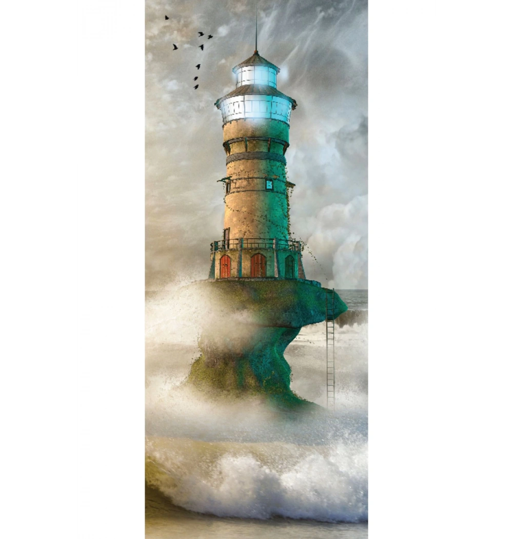 Blue Focus Kutulu 78 Parça Puzzle Light House Mavi Lale