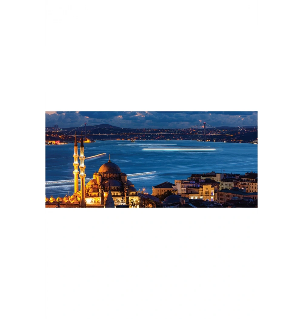 Blue Focus Kutulu 230 Parça Puzzle İstanbul Boğazı Mavi Lale