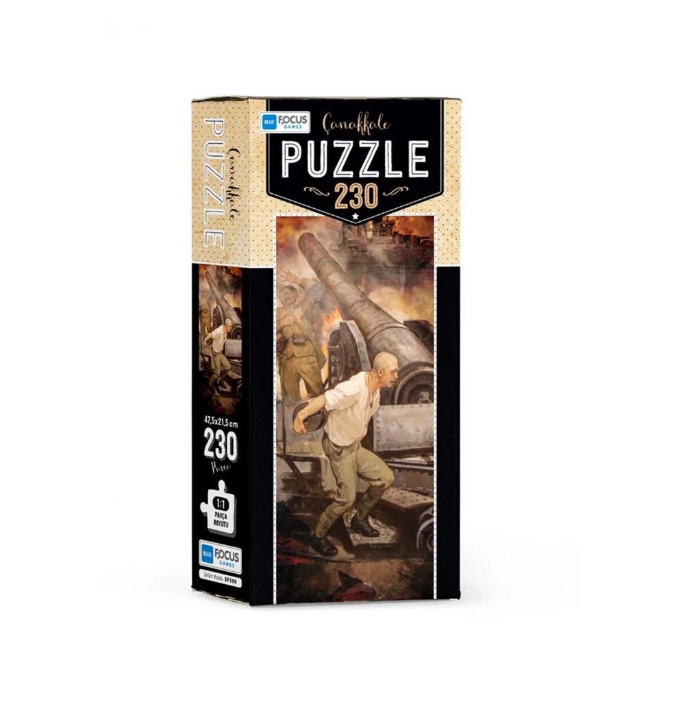 Blue Focus Kutulu 230 Parça Puzzle Çanakkale Mavi Lale