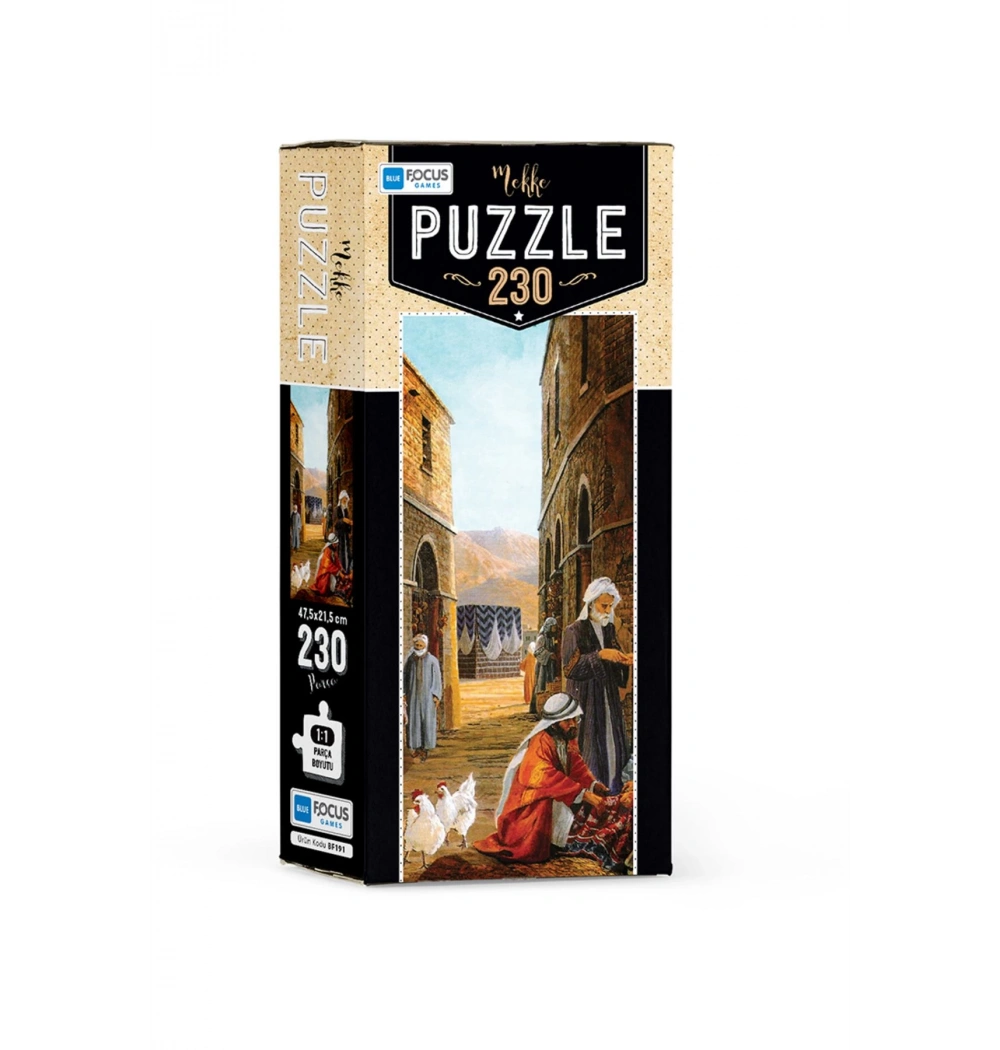 Blue Focus Kutulu 230 Parça Puzzle Mekke Mavi Lale