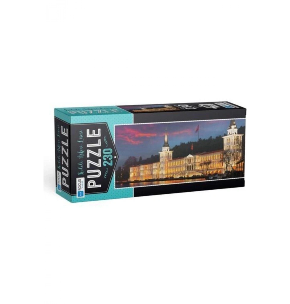 Blue Focus Kutulu 230 Parça Puzzle Kuleli Askeri Lisesi Mavi Lale