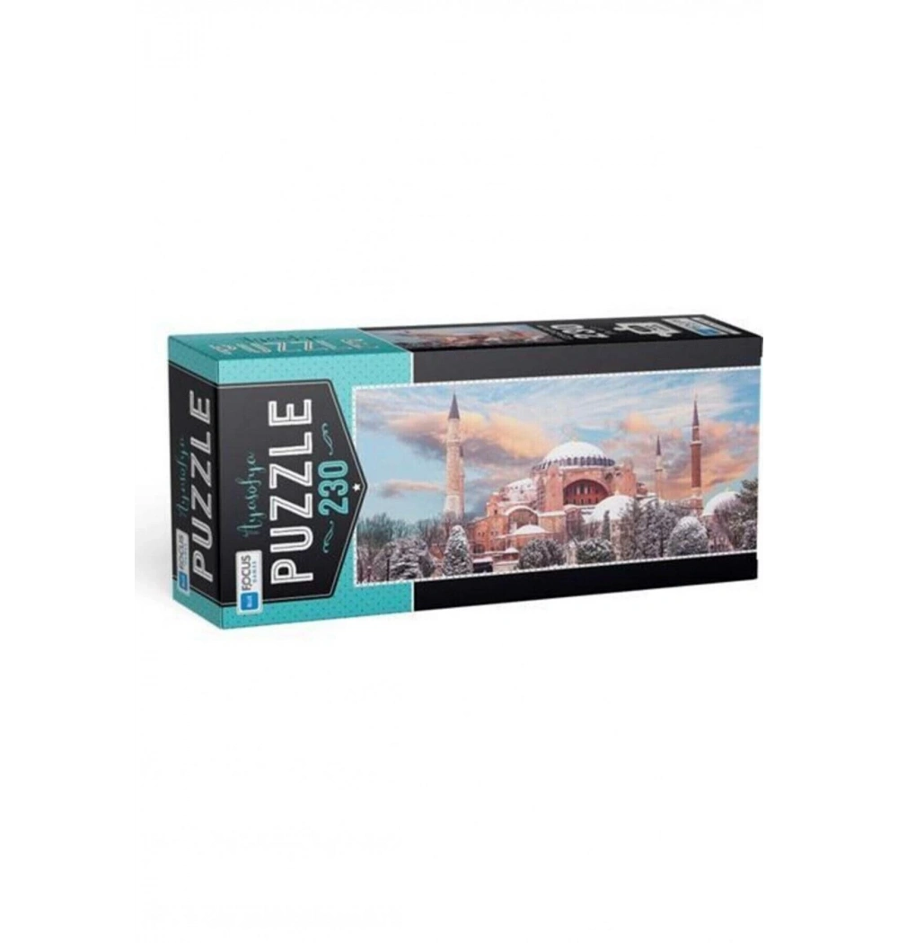 Blue Focus Kutulu 230 Parça Puzzle Ayasofya Mavi Lale