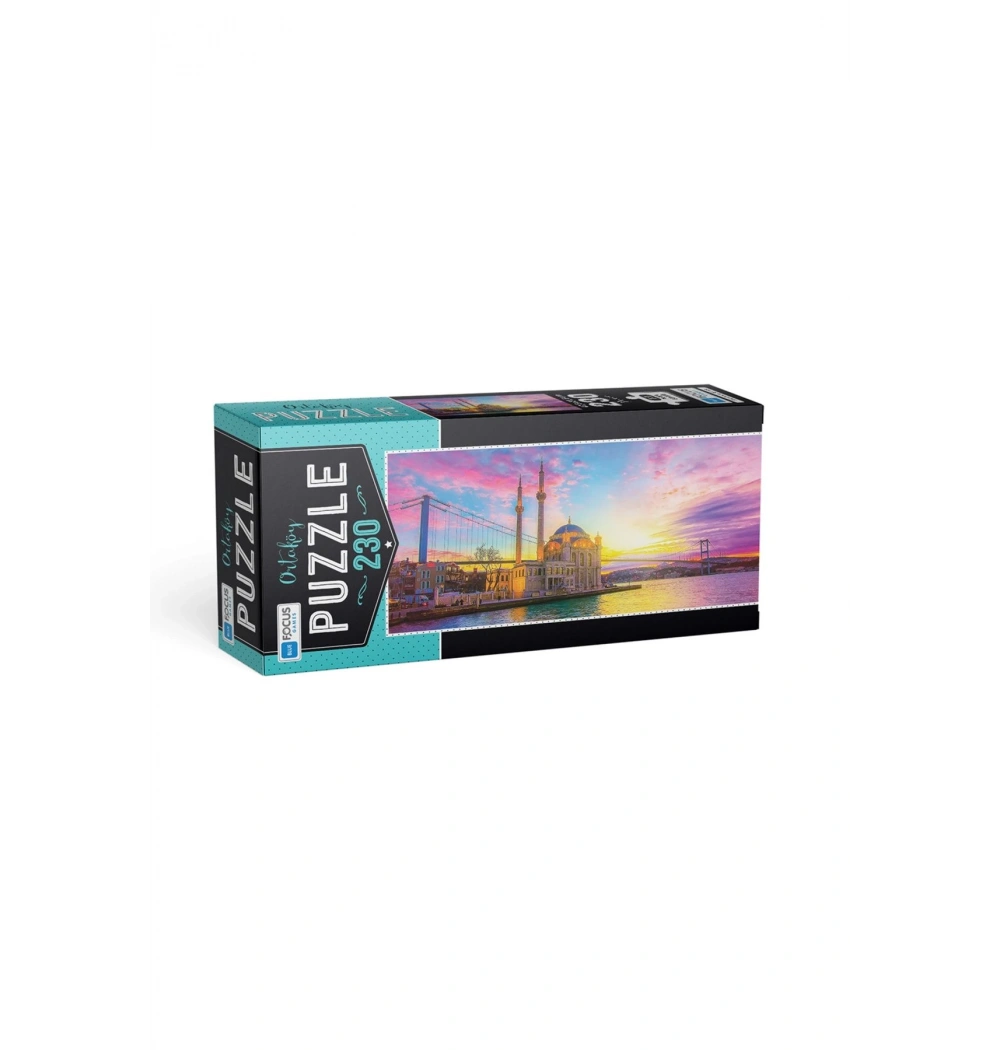 Blue Focus Kutulu 230 Parça Puzzle Ortaköy  Mavi Lale
