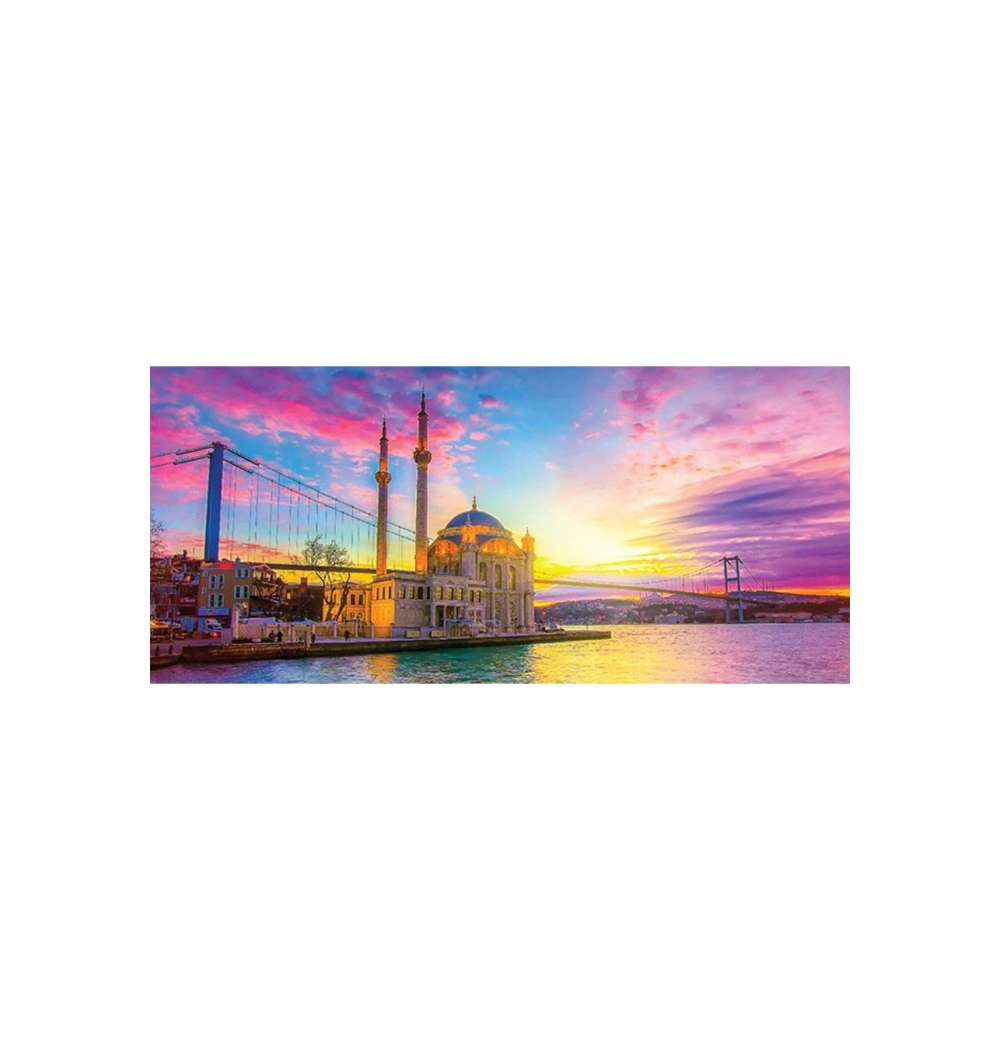 Blue Focus Kutulu 230 Parça Puzzle Ortaköy  Mavi Lale