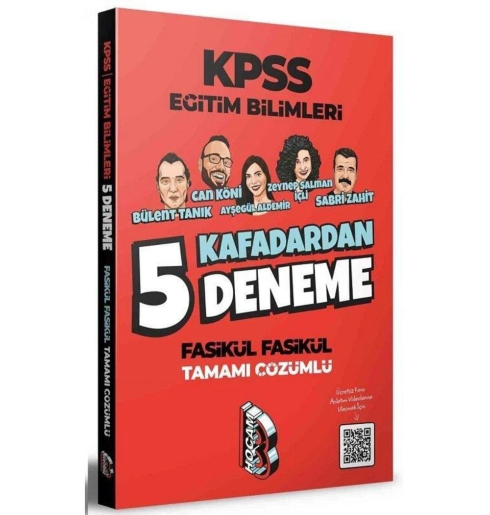 Kpss Eğitim Bilimleri Kafadardan 5 Çözümlü Deneme Benim Hocam