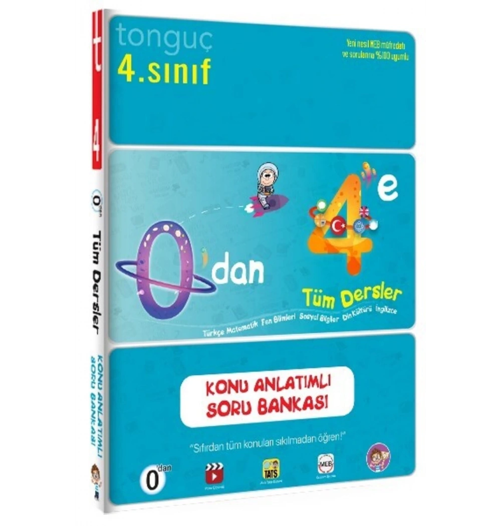Tonguç 4.Sınıf Tüm Dersler Konu Anlatım Soru Bankası