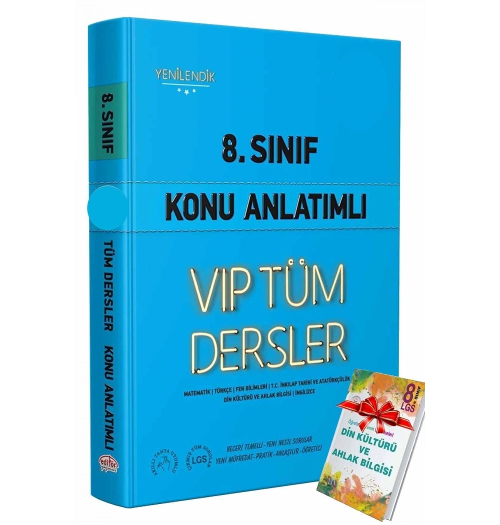 Editör 8.Sınıf Tüm Dersler Konu Anlatımlı