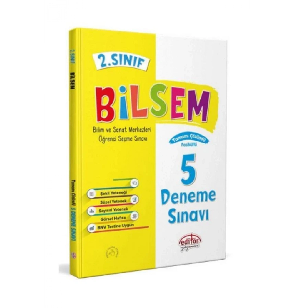 Editör 2.Sınıf Bilsem 5 Deneme Sınavı