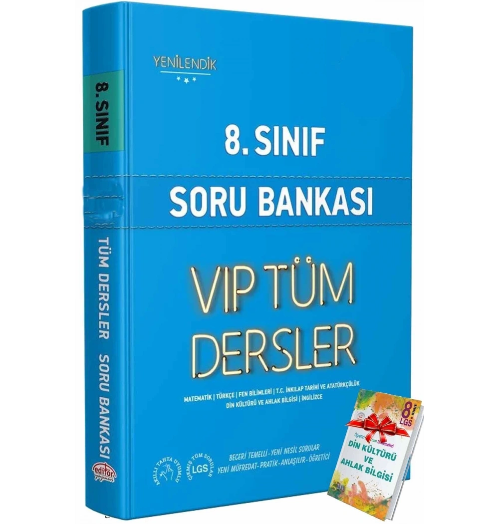Editör 8.Sınıf Tüm Dersler Soru Bankası