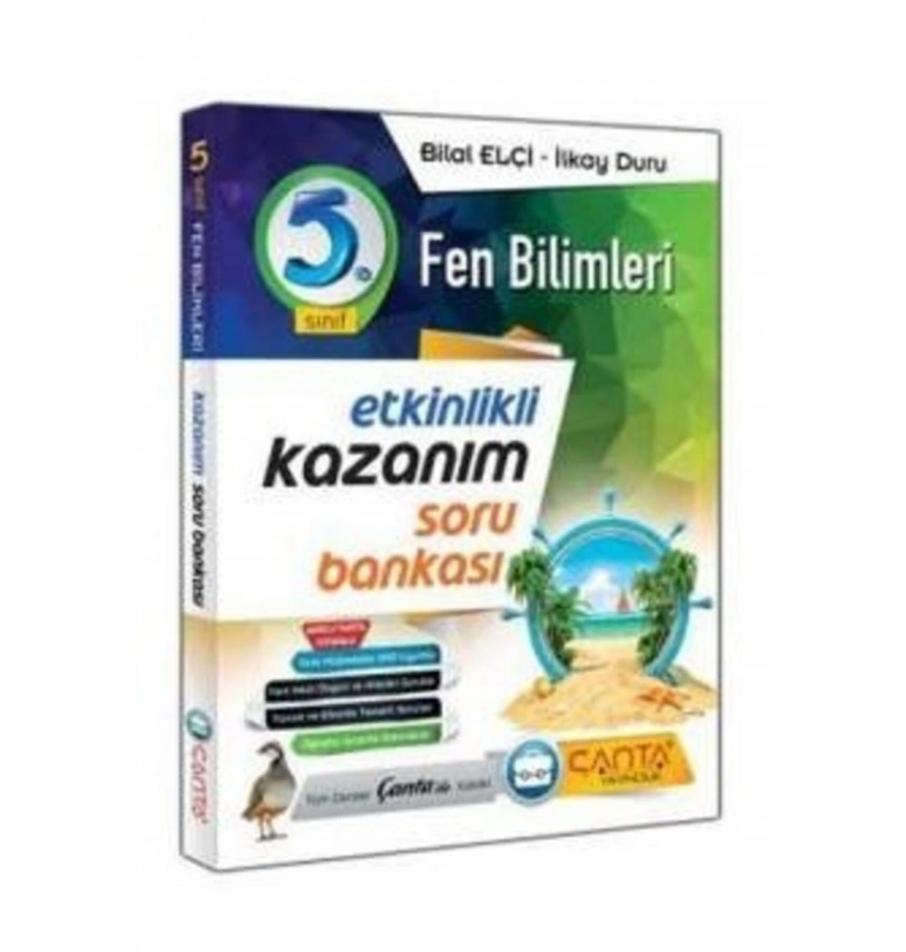 Çanta 5.Sınıf Fen Bilimleri Etkinlikli Kazanım Soru Bankası