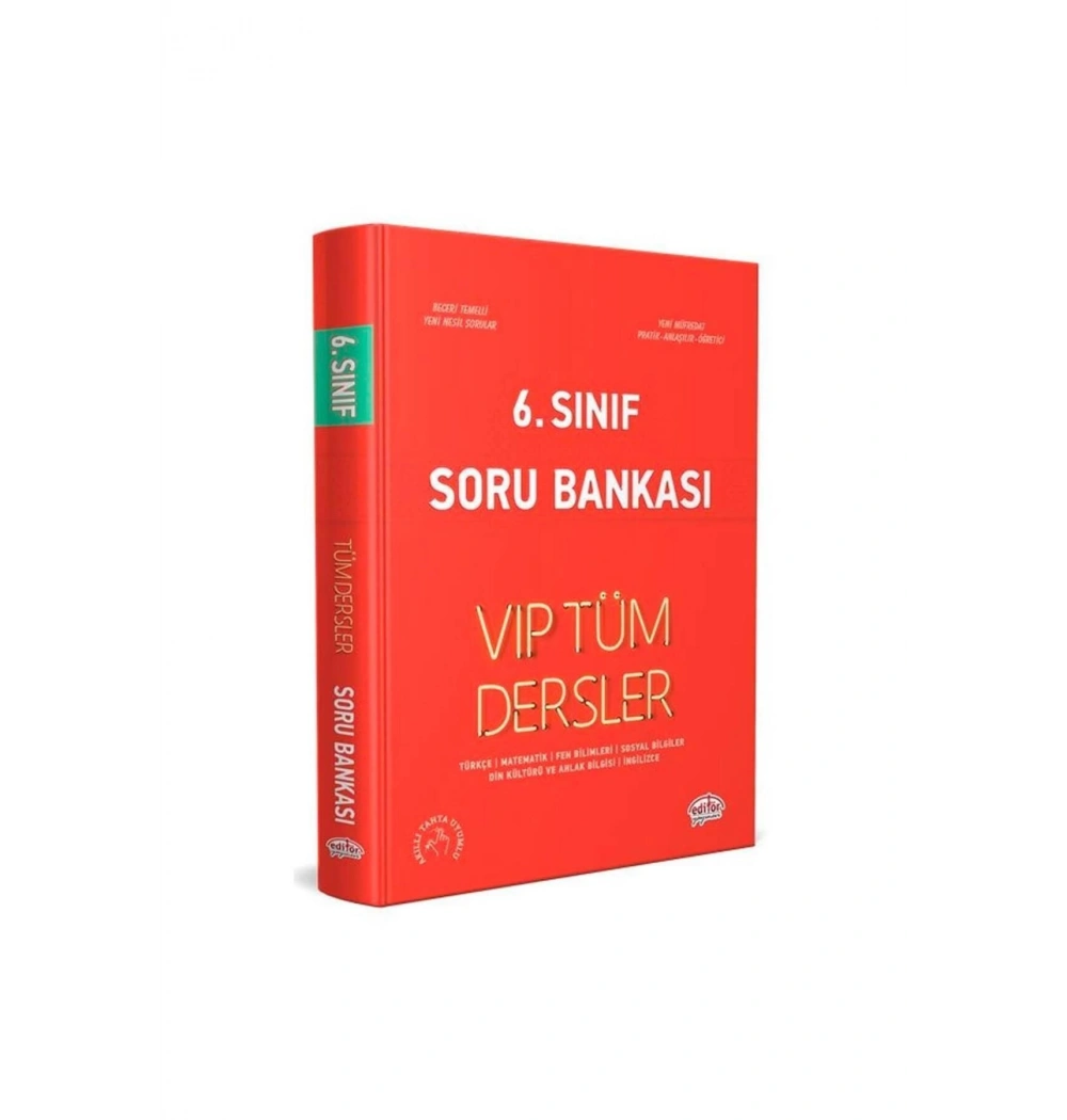 Editör 6.Sınıf Vip Tüm Dersler Soru Bankası