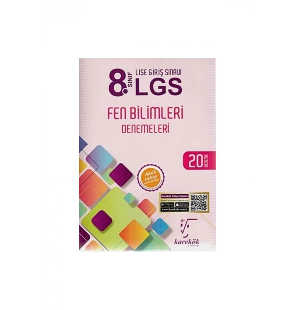 8.Sınıf Fen Bilimleri 20 Deneme   Karekök